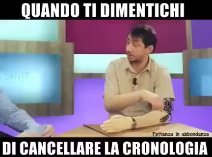 Quando ti dimentichi di cancellare la cronologia